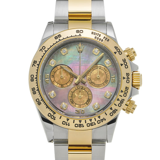 Cosmograph Daytona 116503NG Random Serial Black MOP/Diamond ROLEX Men's [Pre-Owned].