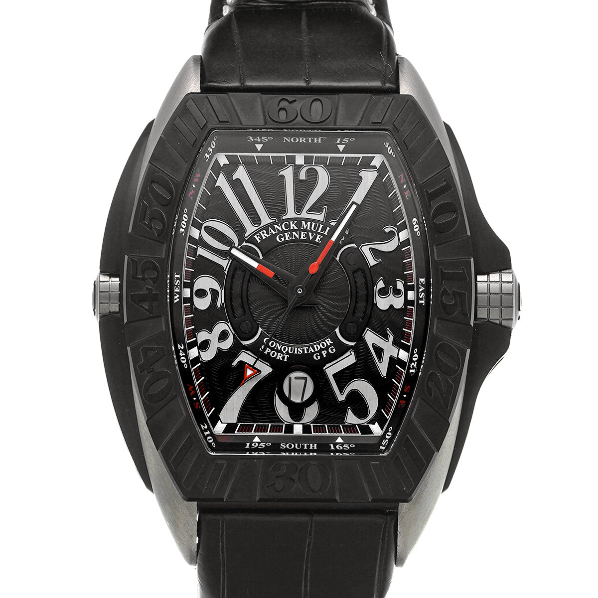 Conquistador Grand Prix 8900SCDTGPG Black FRANCK MULLER Men's [Pre-owned].