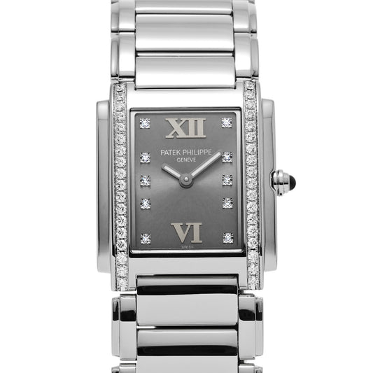 Twenty-4 4910/10A-010 Gray/Diamond PATEK PHILIPPE Ladies [Pre-Owned].