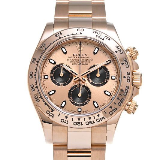 Cosmograph Daytona 116505 V (manufactured circa 2009) Pink/Black ROLEX Men's [Pre-Owned].