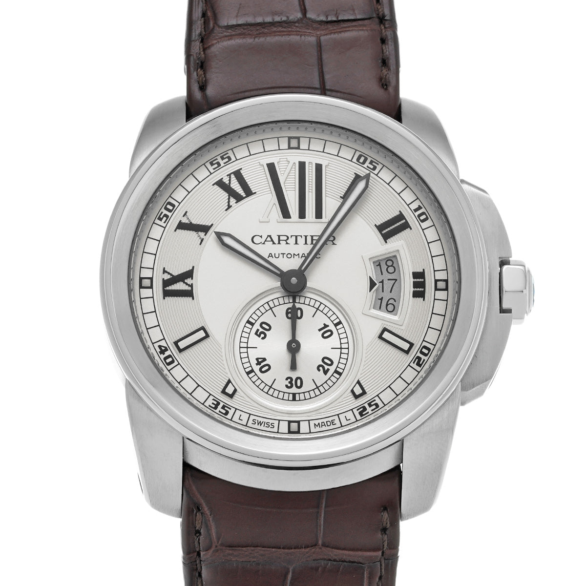 Calibre de Cartier W7100037 Silver CARTIER Men's [Pre-owned].