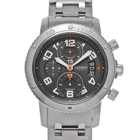 Clipper Diver Chronograph CP2.941 Gray HERMES Men's [Pre-Owned].