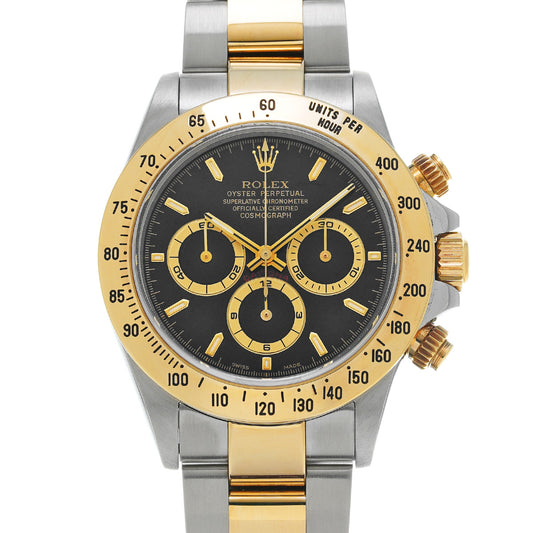 Cosmograph Daytona 16523 A (manufactured circa 1999) Black ROLEX Men's [Pre-Owned].