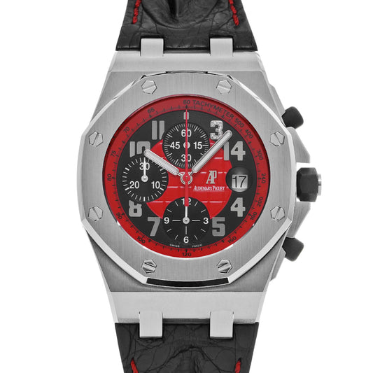 Royal Oak Offshore Chrono MASATO 26195ST.OO.D101CR.01 Black/Red AUDEMARS PIGUET Men's [pre-owned]