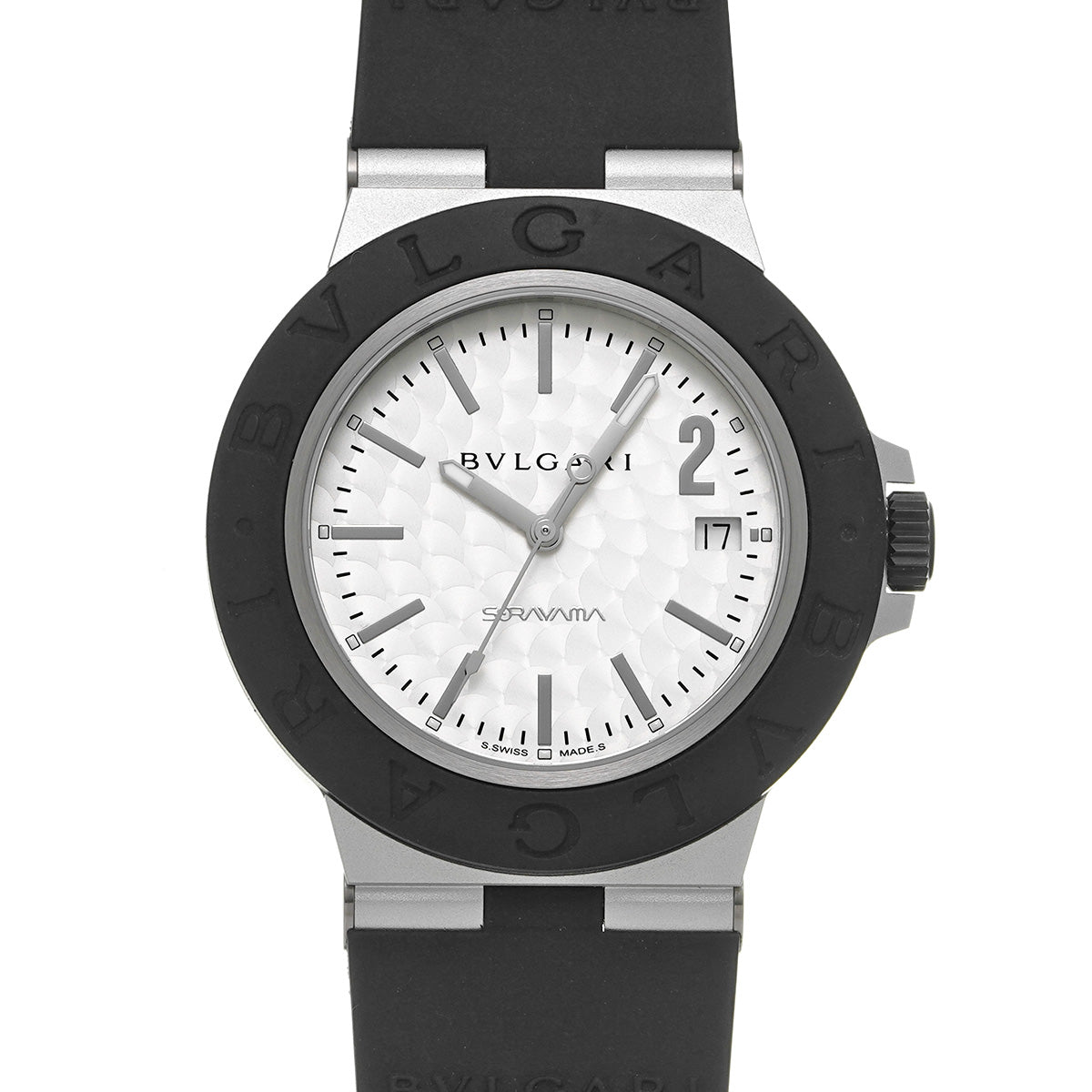 Aluminum Motoi Sorayama model Limited edition of 1000 pieces 103703 Silver BVLGARI Men's [Pre-owned].
