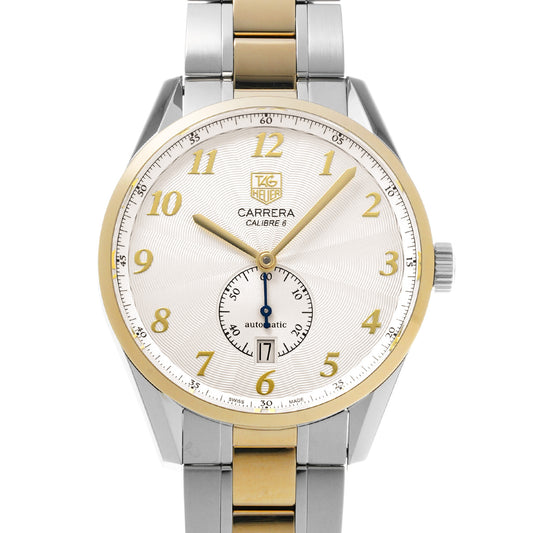 CARRERA Heritage Calibre 6 WAS2150.BD0733 Silver TAG HEUER Men's [Pre-Owned].