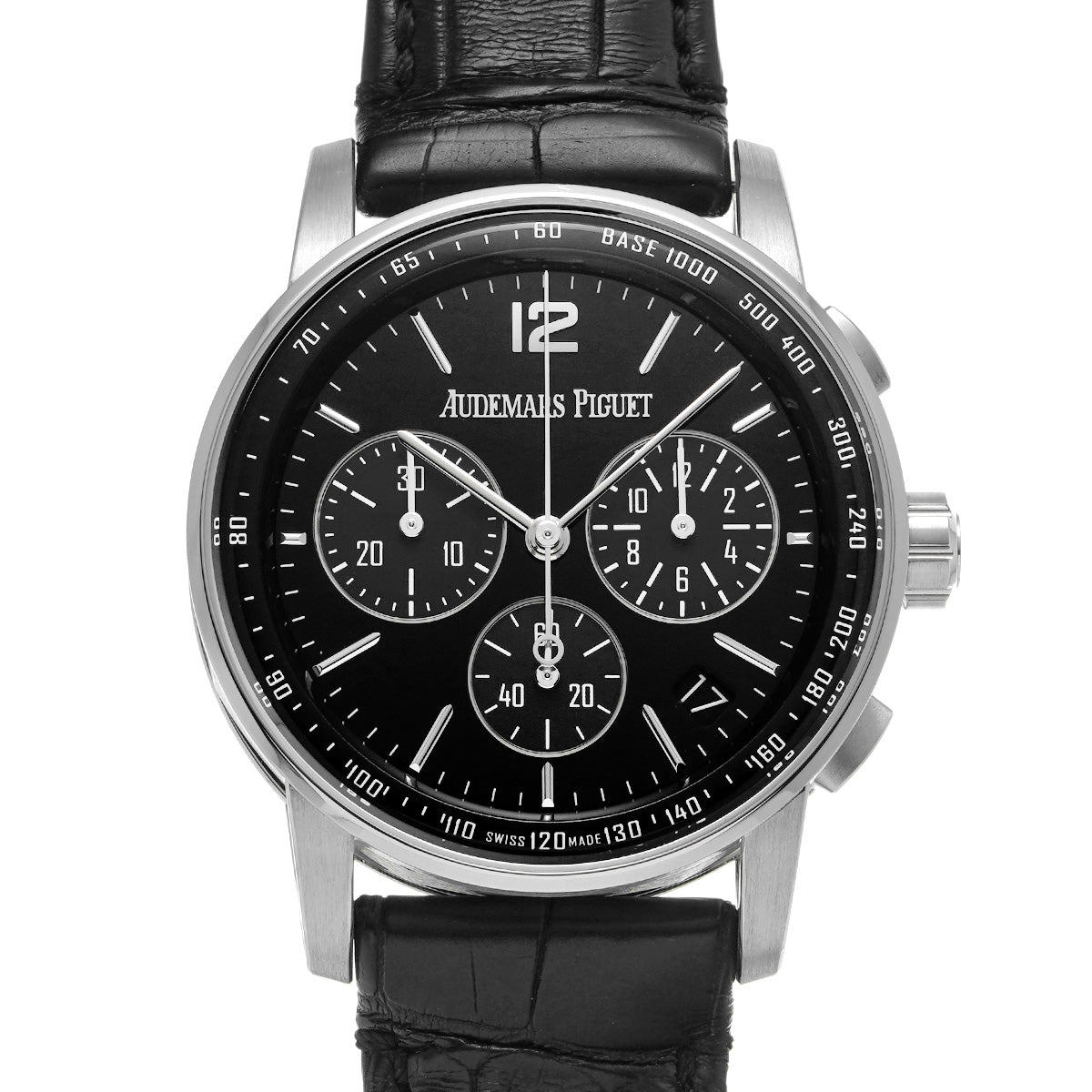 CODE 11.59 by Audemars Piguet Chronograph 26393BC.OO.A002CR.01 Black Lacquer AUDEMARS PIGUET Mens [Pre-Owned].