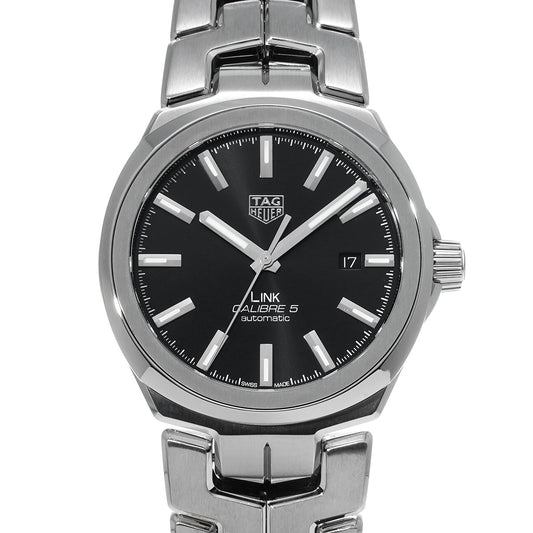 LINK Calibre 5 WBC2110.BA0603 Black TAG HEUER Men's [Pre-Owned].