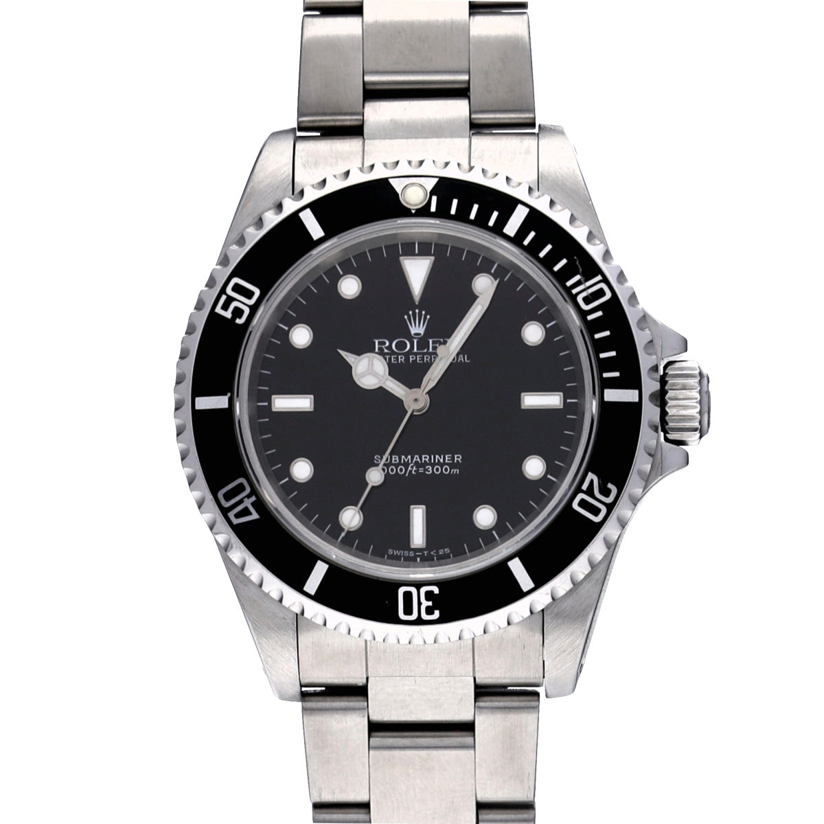 Submariner 14060 T (manufactured circa 1996) Black ROLEX Men's [Pre-Owned].