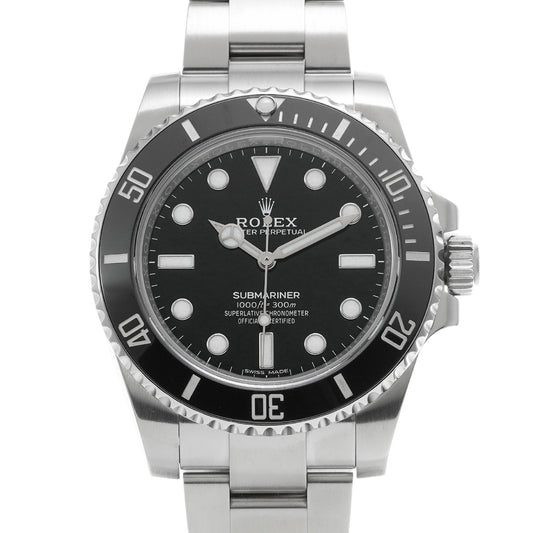 Submariner 114060 Random Serial Black ROLEX Men's [Pre-Owned].