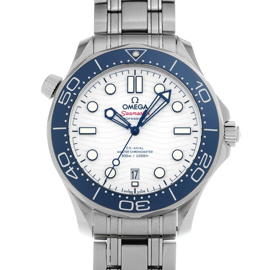 Seamaster Diver 300 Co-Axial Master Chronometer 2020 Tokyo Olympics 522.30.42.20.04.001 White OMEGA Mens [Pre-Owned].