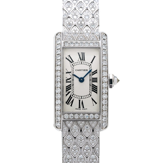 Tank American HPI00620 Silver CARTIER Ladies [Pre-owned]