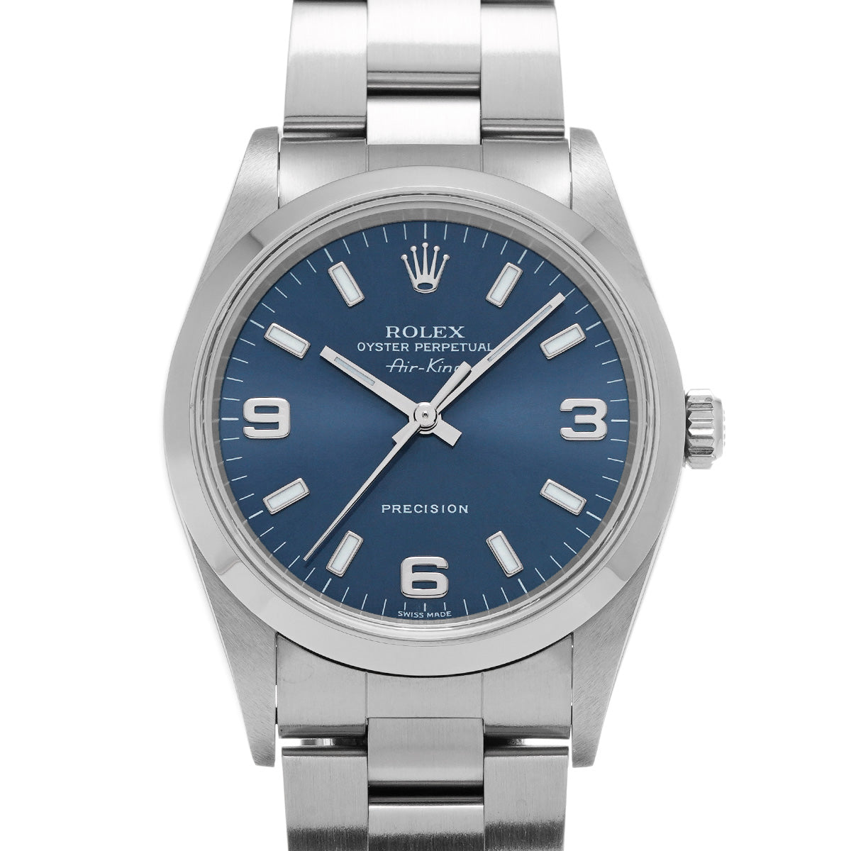 Air-King 14000M D (manufactured circa 2005) Blue ROLEX Men's [Pre-Owned].