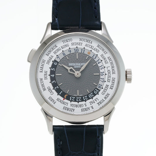 World Time 5230G-001 Gray/White PATEK PHILIPPE Men's