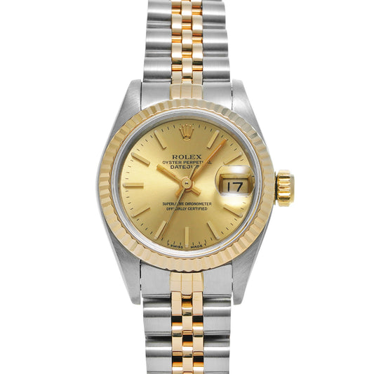 Datejust 69173 C (manufactured circa 1992) Champagne ROLEX Ladies [Pre-Owned].