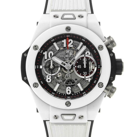 Big Bang Unico White Ceramic 411.HX.1170.RX Skeleton HUBLOT Men's [Pre-Owned].