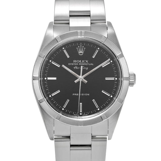Air-King 14010 P (made around 2000) Black ROLEX Men's [Pre-owned].