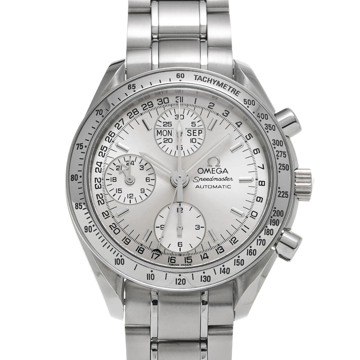 Speedmaster Triple Calendar 3523.30 Silver OMEGA Men's [Pre-Owned].