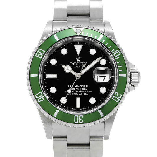 Submariner Date 16610LV F No. (manufactured circa 2004) Black ROLEX Men's [Pre-Owned].