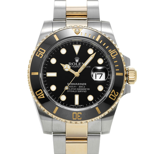 Submariner Date 116613LN Random Serial Black ROLEX Men's [Pre-Owned].