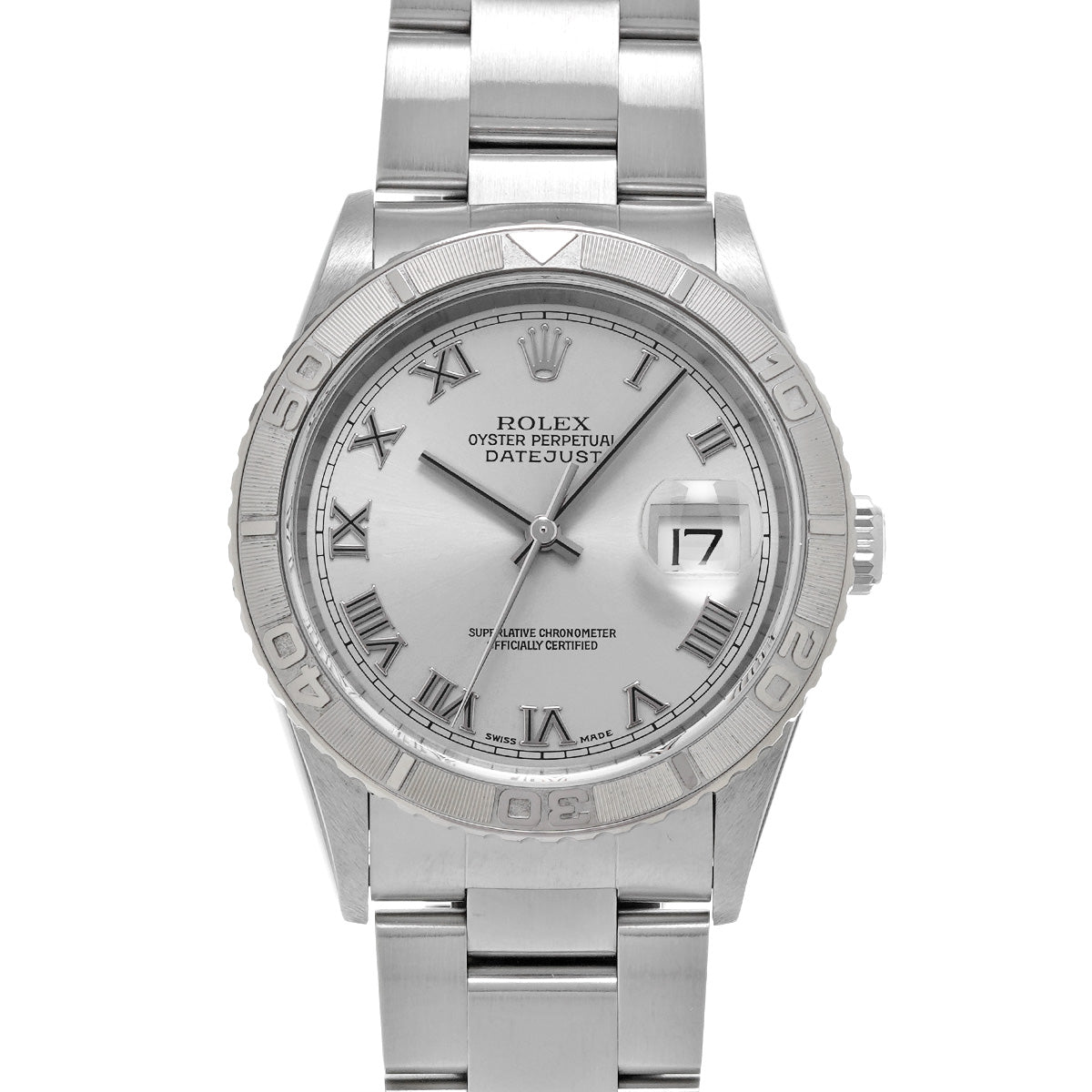 Datejust Thunderbird 16264 Y (made around 2002) Silver ROLEX Men's [Pre-owned].