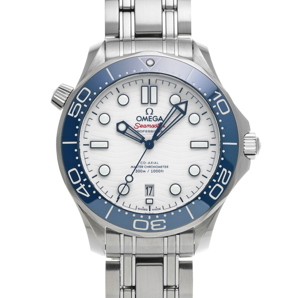 Seamaster Diver 300 Co-Axial Master Chronometer 2020 Tokyo Olympics 522.30.42.20.04.001 White OMEGA Mens [Pre-Owned].