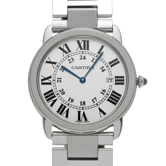 Ronde Solo LM W6701005 Silver CARTIER Men's [Pre-Owned].