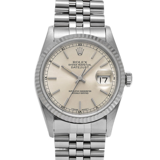 DATE JUST 16234 X (manufactured circa 1993) Silver ROLEX Men's [Pre-Owned].