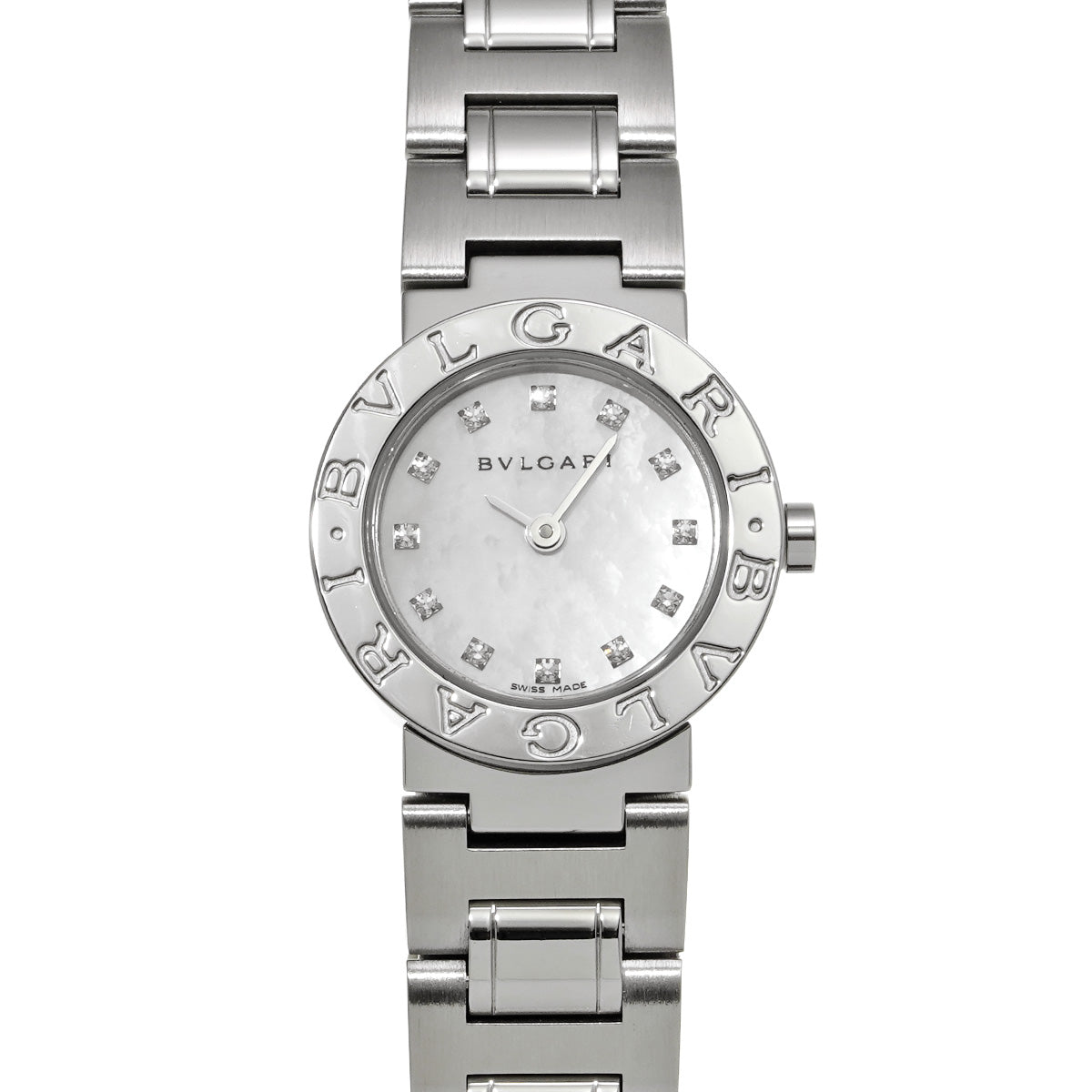Bulgari Bulgari BB23WSS White MOP/Diamond BVLGARI Ladies [Pre-Owned].