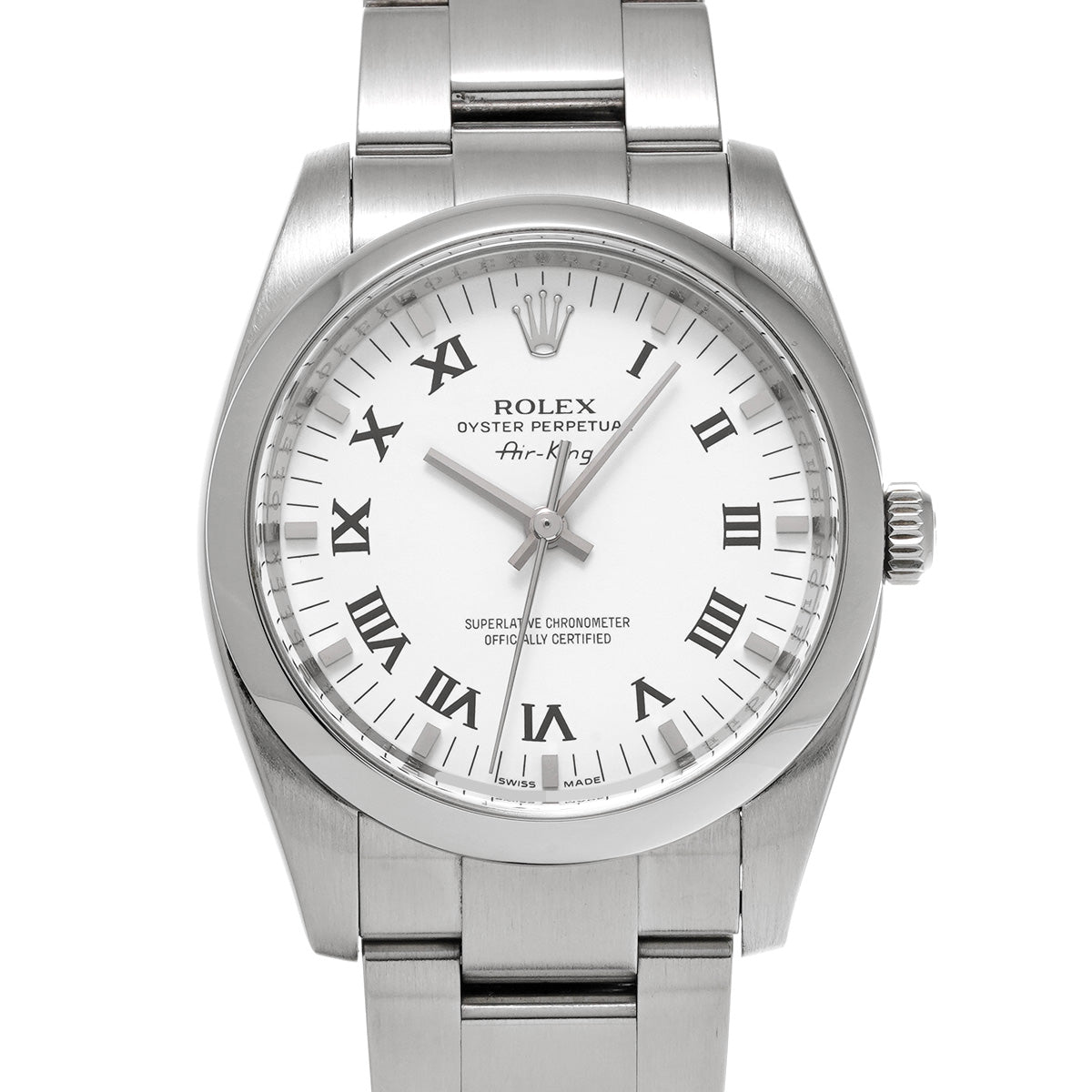 Air-King 114200 Random Serial White ROLEX Men's [Pre-owned].
