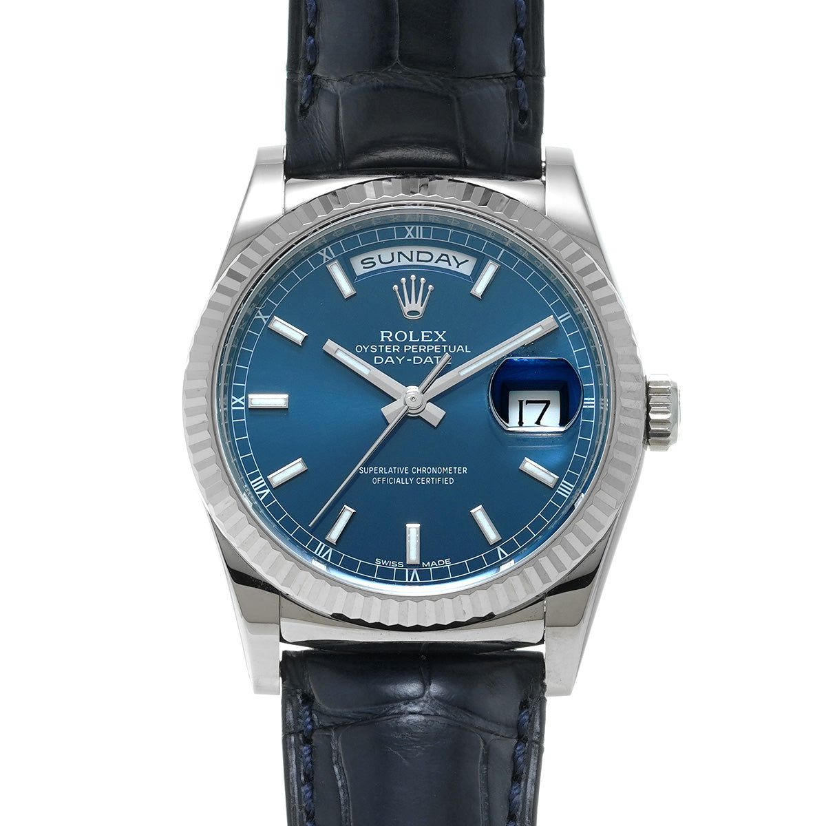 Day Date 36 118139 Random Serial Blue ROLEX Men's [Pre-owned].