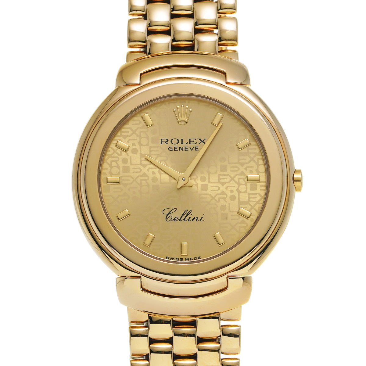 Cellini 6623/8 E (manufactured circa 1990) Champagne Computer ROLEX Men's [used].