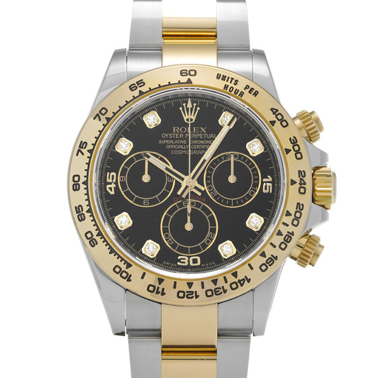 Cosmograph Daytona 116503G Random Serial Black/Diamond ROLEX Men's [Pre-Owned].