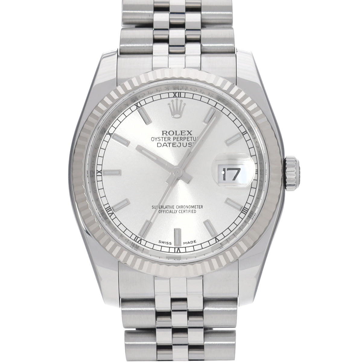 DATE JUST 116234 M (made around 2008) Silver ROLEX Men's [Pre-Owned].