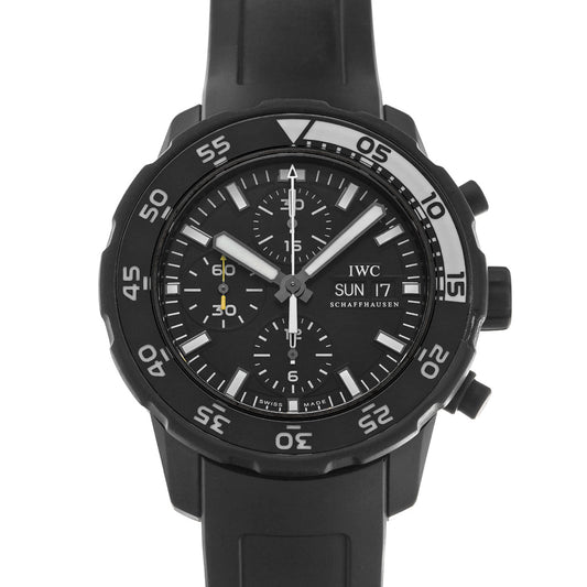 Aquatimer Chronograph Galapagos Island IW376705 Black IWC Men's [Pre-Owned]