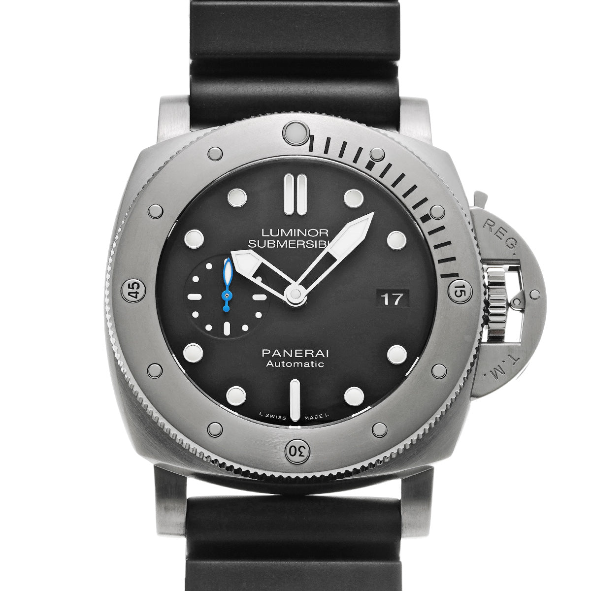 Luminor 1950 Submersible 3 Days Titanio PAM01305 T (manufactured in 2017) Black PANERAI Men's [Pre-Owned].