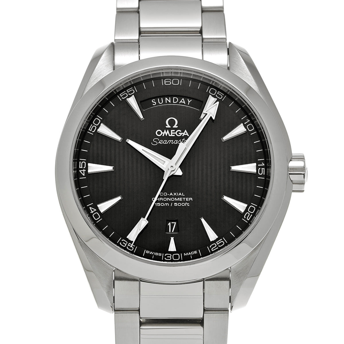 Seamaster Aqua Terra Co-Axial Day Date 231.10.42.22.01.001 Black OMEGA Men's [Pre-Owned].