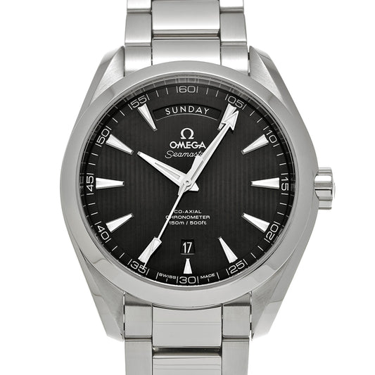 Seamaster Aqua Terra Co-Axial Day Date 231.10.42.22.01.001 Black OMEGA Men's [Pre-Owned].