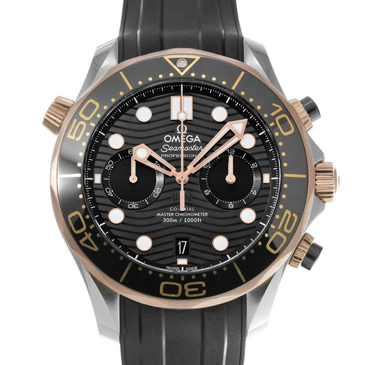 Seamaster Diver 300 Co-Axial Master Chronometer Chronograph 210.22.44.51.01.001 Black OMEGA Men's [Pre-Owned].