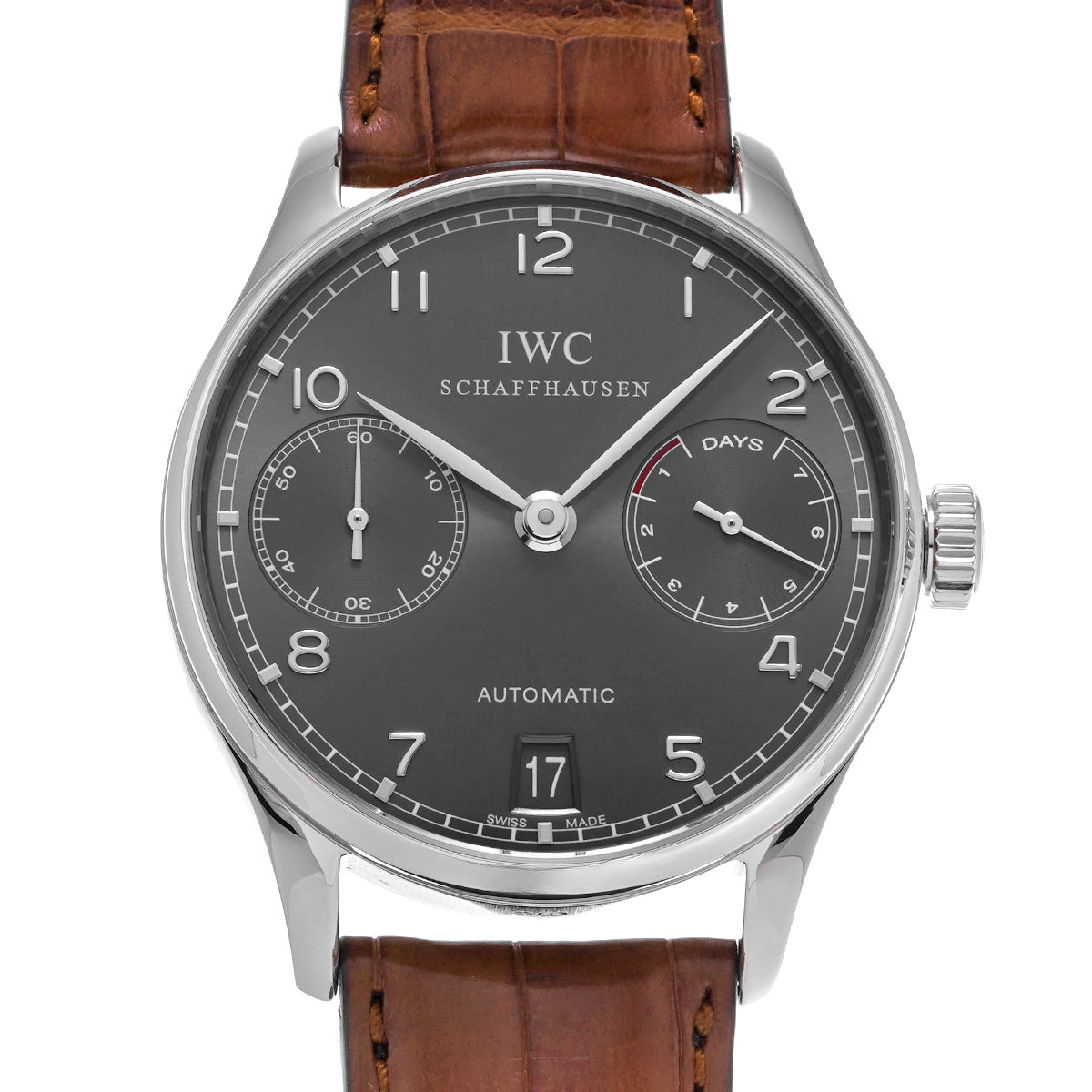 Portuguese Automatic 7 Days IW500106 Gray IWC Men's [Pre-Owned]