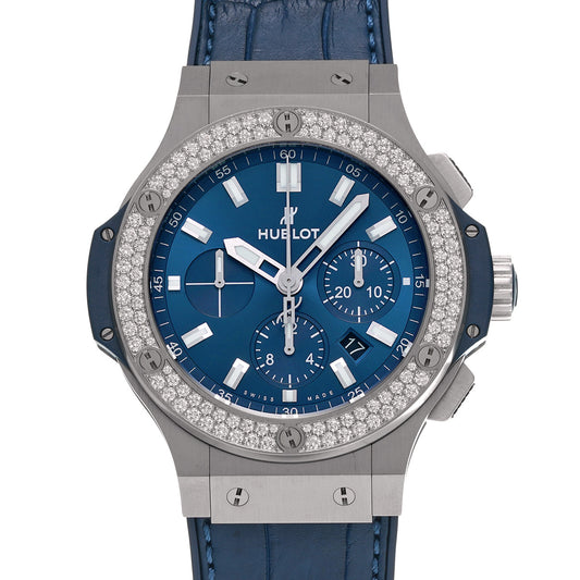 Big Bang Steel Blue Diamond 301.SX.7170.LR.1104 Blue HUBLOT Men's [Pre-owned]