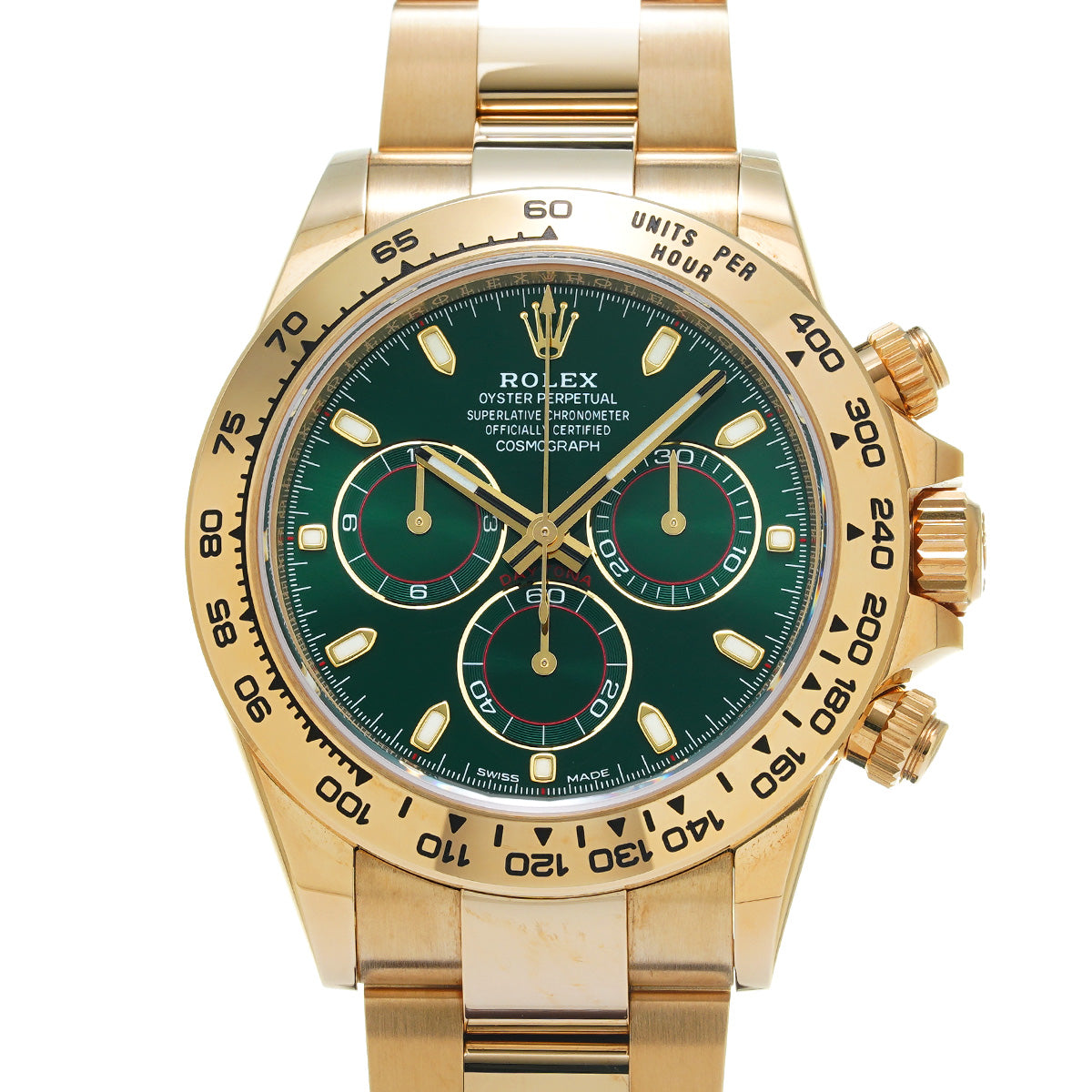 Cosmograph Daytona 116508 Random Serial Green ROLEX Men's [Pre-Owned].