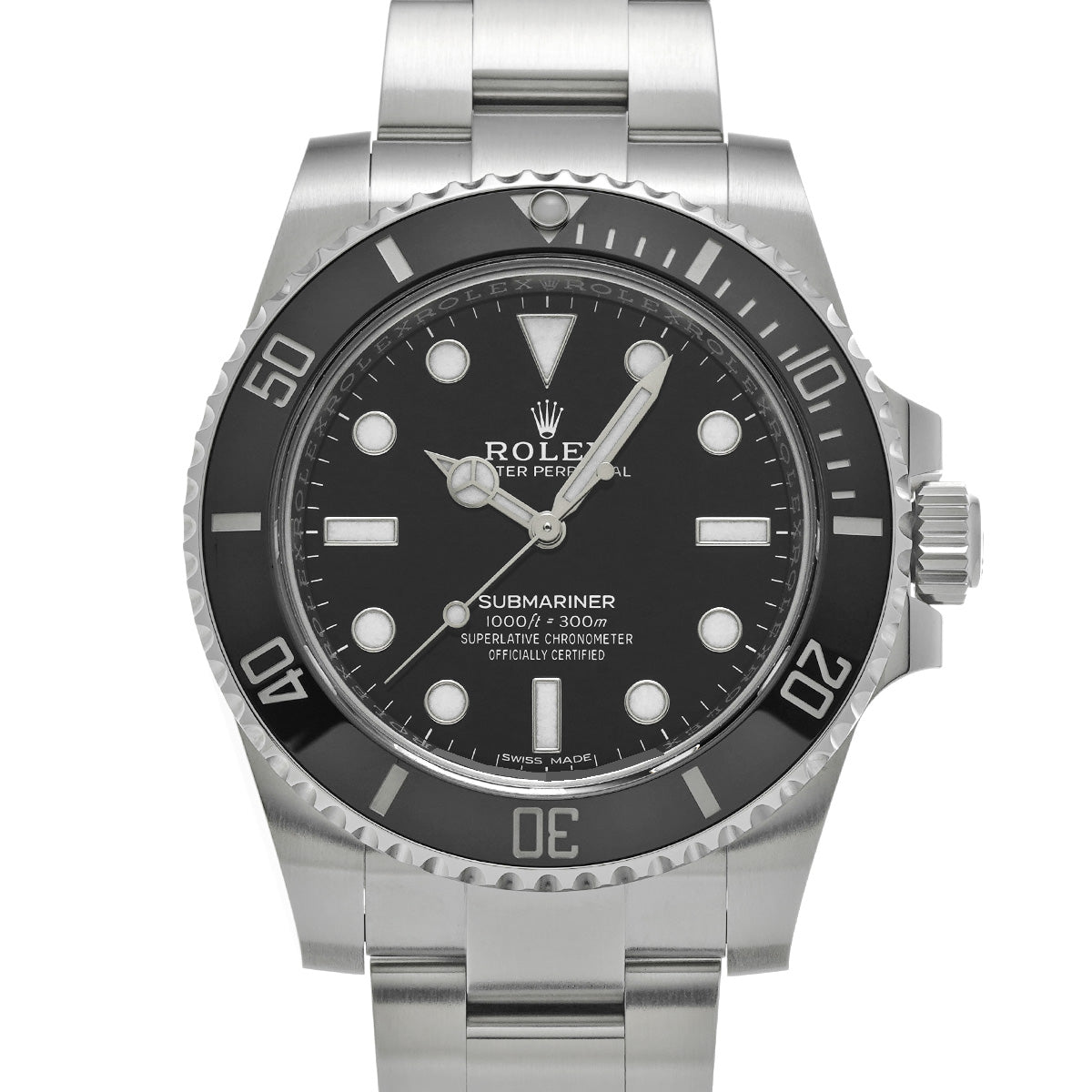 Submariner 114060 Random Serial Black ROLEX Men's [Pre-Owned].