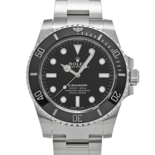 Submariner 114060 Random Serial Black ROLEX Men's [Pre-Owned].