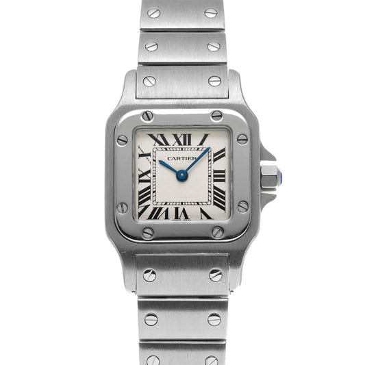 Santos Garbet SM W20056D6 Silver CARTIER Ladies [Pre-owned]