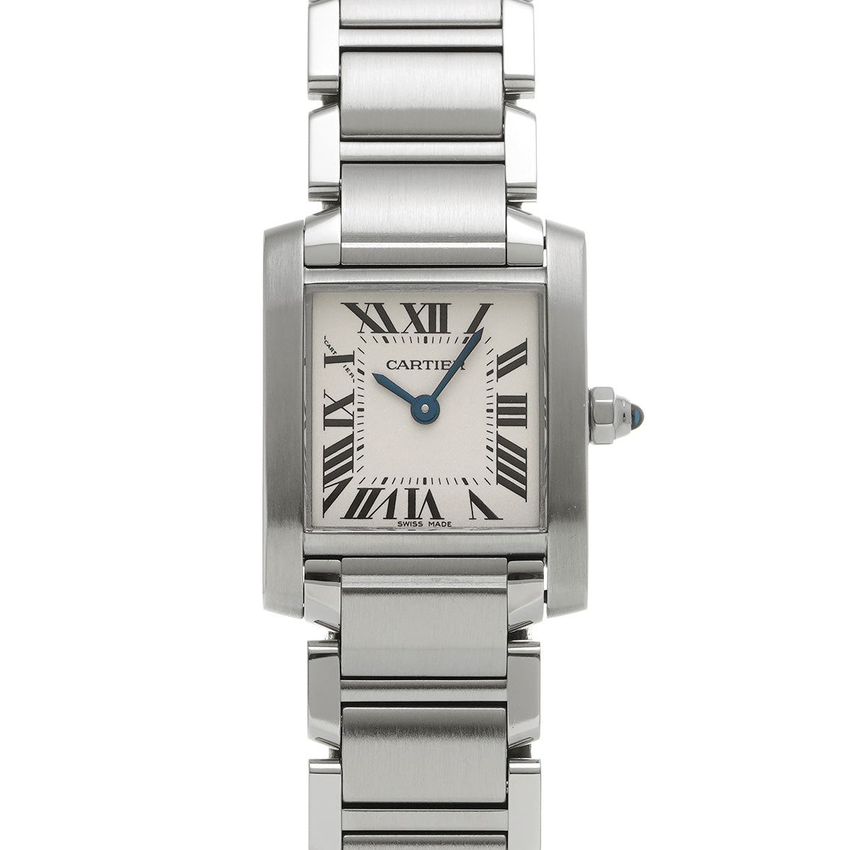 Tank Francaise SM W51008Q3 Silver CARTIER Ladies [Pre-owned]