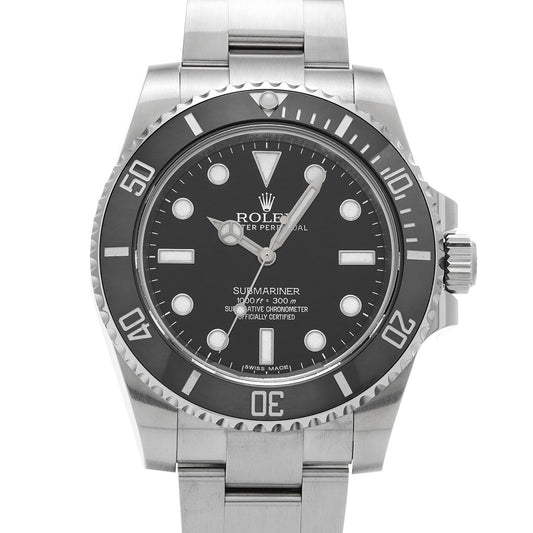 Submariner 114060 Random Serial Black ROLEX Men's [Pre-Owned].