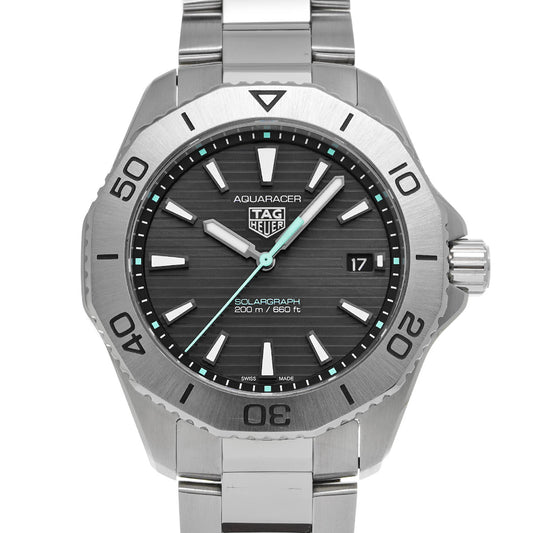 Aquaracer Professional 200 Solar Graph WBP1114.BA0000 Black TAG HEUER Men's [Pre-Owned]