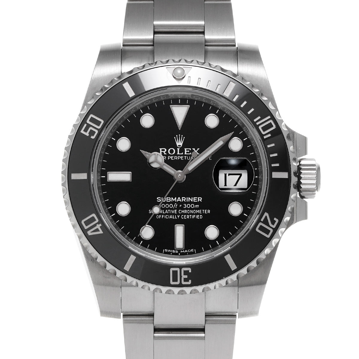 Submariner Date 116610LN Random Serial Black ROLEX Men's [Pre-Owned].