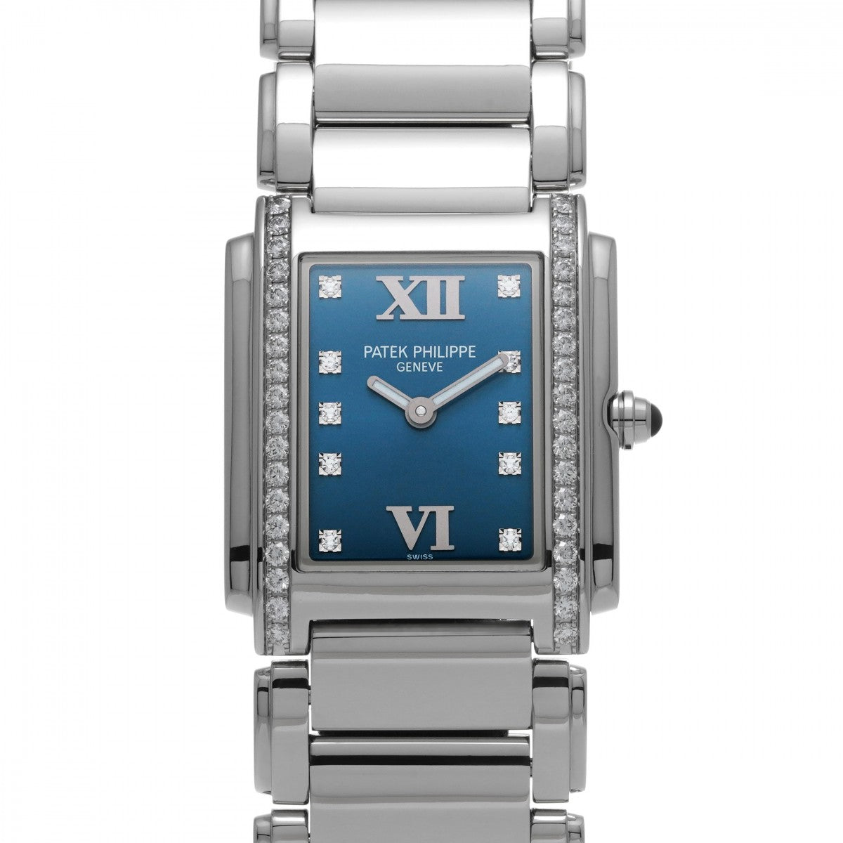 Twenty-4 4910/10A-012 Blue/diamond PATEK PHILIPPE Ladies [Pre-Owned].